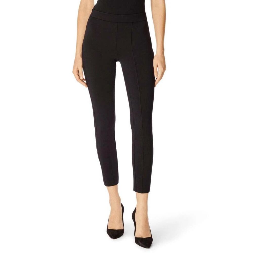 J Brand Womens Elastic Pull On Dress Pants XS Black Career Minimal Modern Office